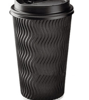 Disposable Coffee Paper Cup, Thickened Anti-Scalding Corrugated Paper Cup, Milk Tea Hot Drink Cup, Take-Away Cup - Mubimart