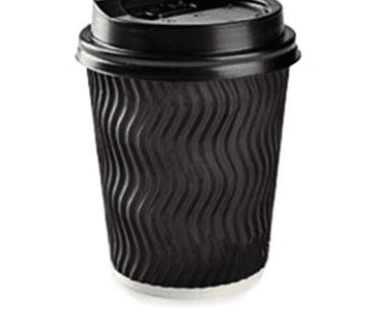 Disposable Coffee Paper Cup, Thickened Anti-Scalding Corrugated Paper Cup, Milk Tea Hot Drink Cup, Take-Away Cup - Mubimart