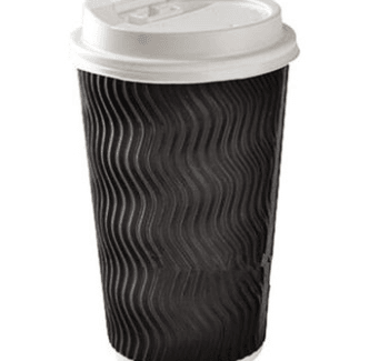 Disposable Coffee Paper Cup, Thickened Anti-Scalding Corrugated Paper Cup, Milk Tea Hot Drink Cup, Take-Away Cup - Mubimart