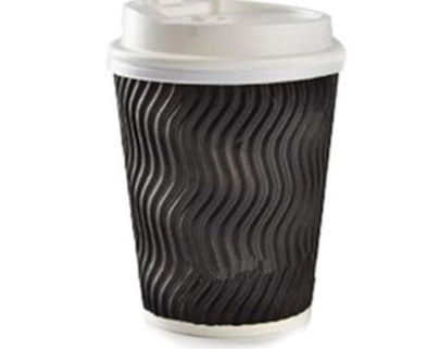 Disposable Coffee Paper Cup, Thickened Anti-Scalding Corrugated Paper Cup, Milk Tea Hot Drink Cup, Take-Away Cup - Mubimart -  