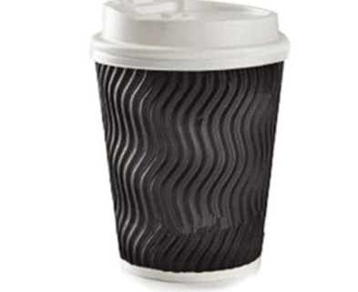Disposable Coffee Paper Cup, Thickened Anti-Scalding Corrugated Paper Cup, Milk Tea Hot Drink Cup, Take-Away Cup - Mubimart