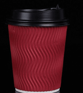 Disposable Coffee Paper Cup, Thickened Anti-Scalding Corrugated Paper Cup, Milk Tea Hot Drink Cup, Take-Away Cup - Mubimart