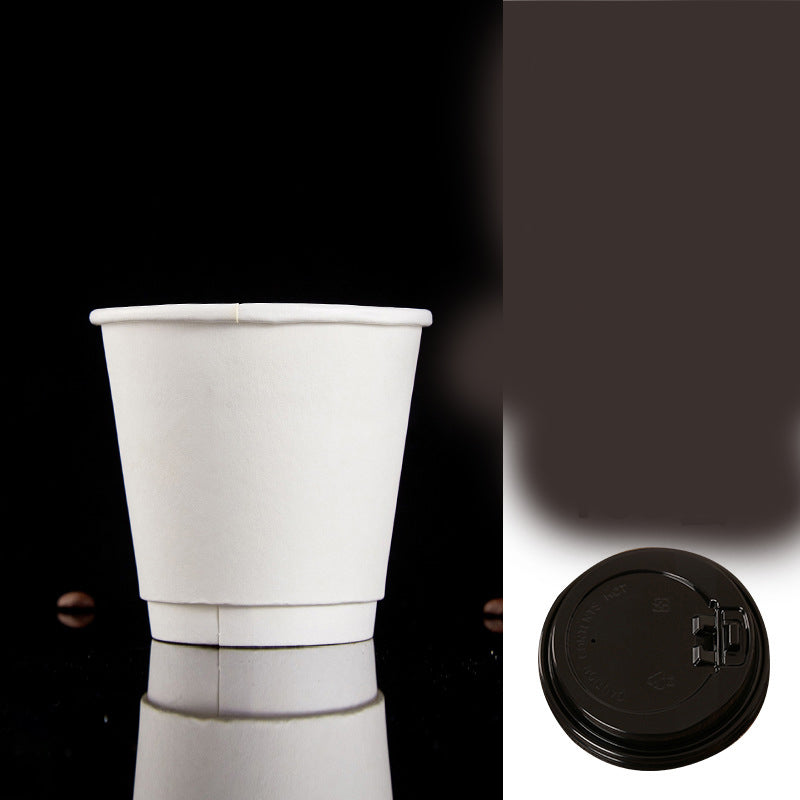 Disposable Double-layer Insulated Kraft Paper Cup - Mubimart -  