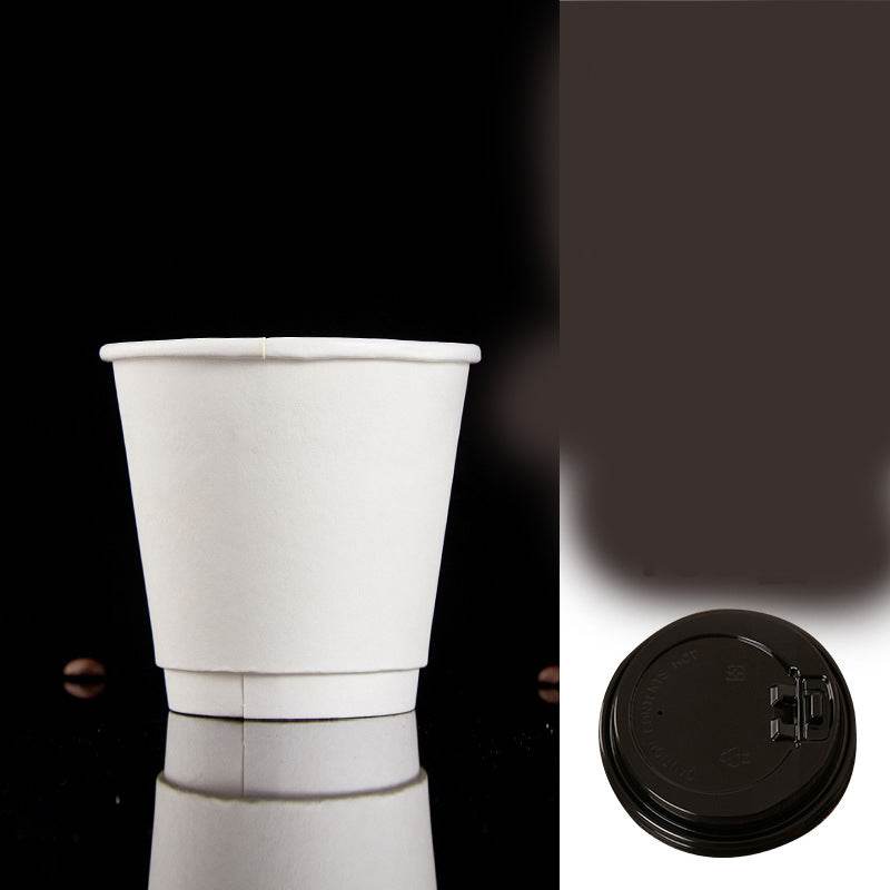 Disposable Double-layer Insulated Kraft Paper Cup - Mubimart