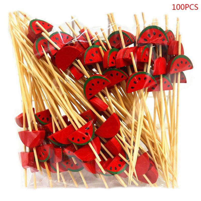 Disposable Fruit Pick Fruit Insert Art Toothpicks - Mubimart