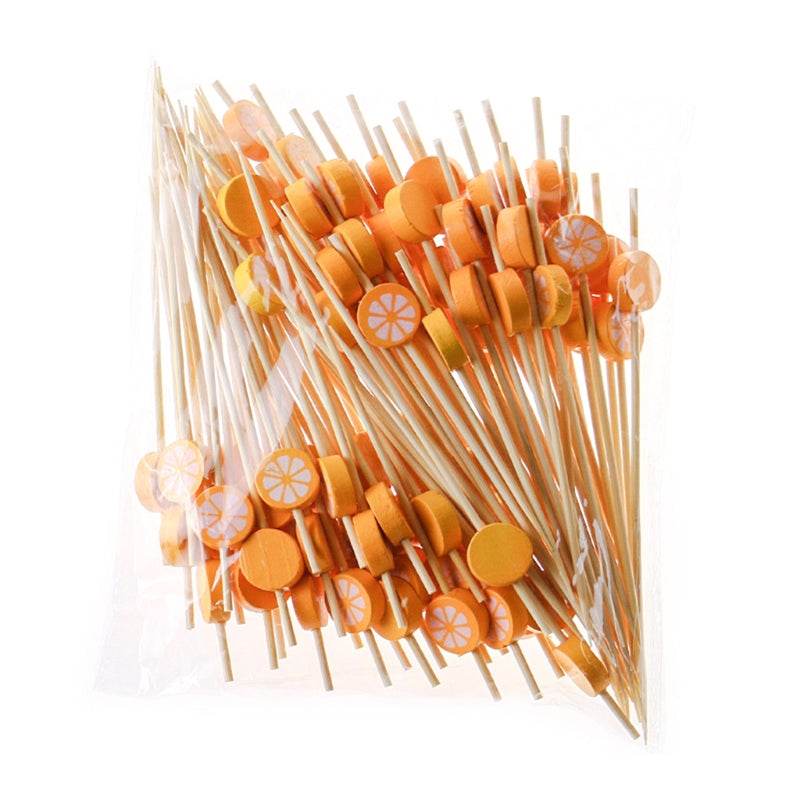 Disposable Fruit Pick Fruit Insert Art Toothpicks - Mubimart