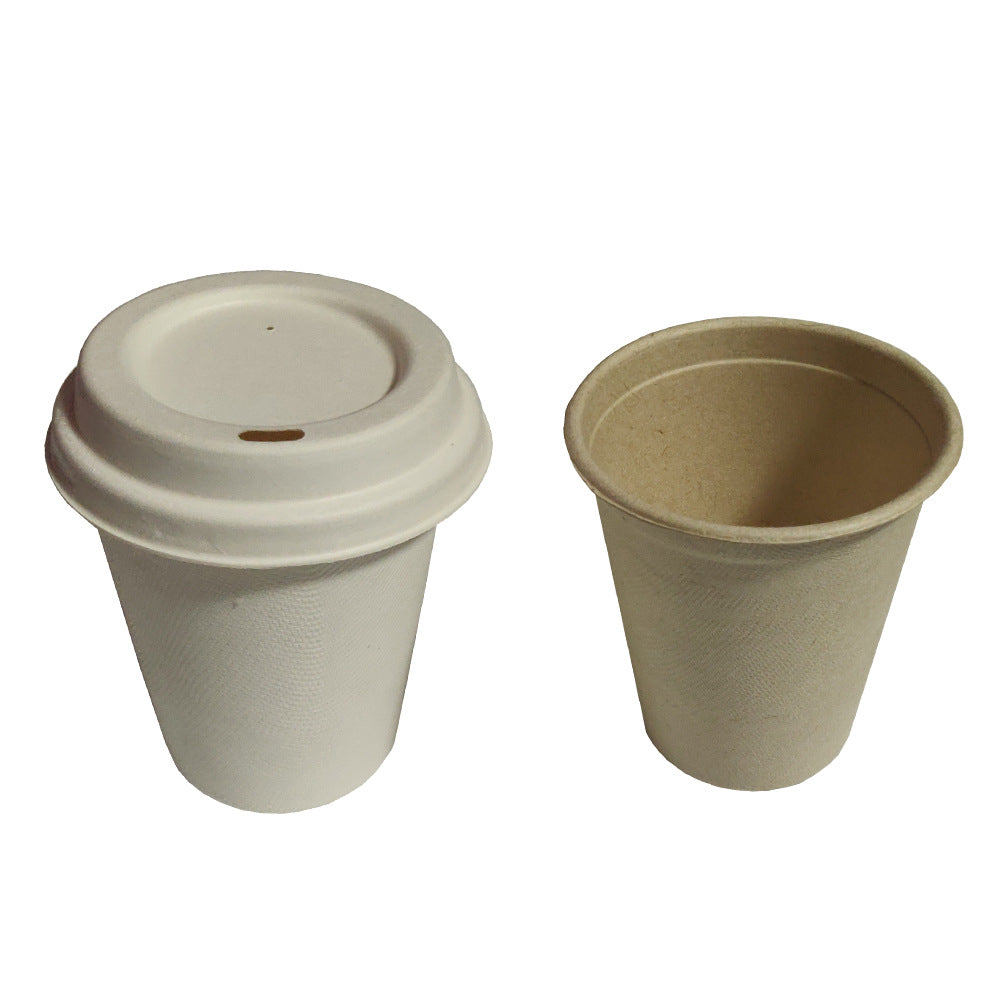 Disposable Full Degradable Bagasse Cup Lid - Mubimart -  