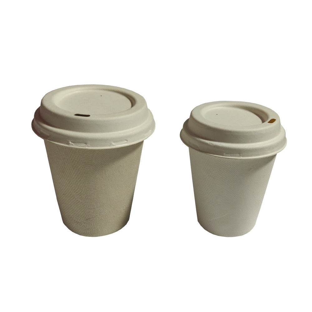 Disposable Full Degradable Bagasse Cup Lid - Mubimart