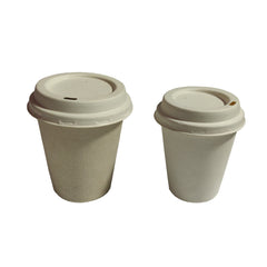 Disposable Full Degradable Bagasse Cup Lid - Mubimart -  