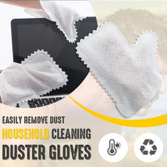 Disposable Non-woven Cleaning Gloves With Teeth Electrostatic Dust Removal Gloves - Mubimart -  