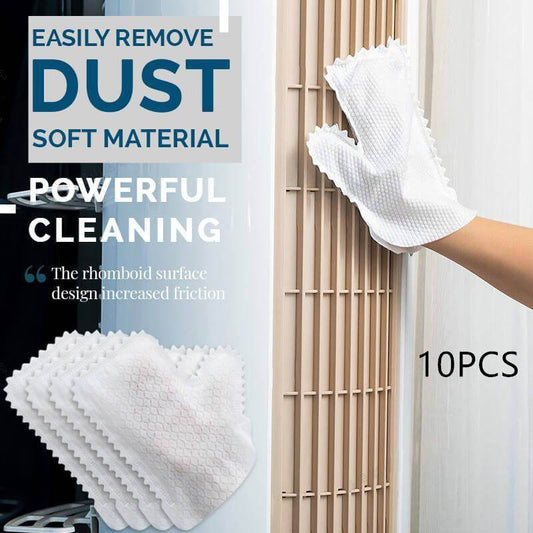 Disposable Non-woven Cleaning Gloves With Teeth Electrostatic Dust Removal Gloves - Mubimart