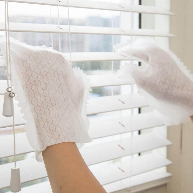 Disposable Non-woven Cleaning Gloves With Teeth Electrostatic Dust Removal Gloves - Mubimart