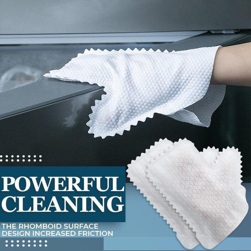 Disposable Non-woven Cleaning Gloves With Teeth Electrostatic Dust Removal Gloves - Mubimart -  