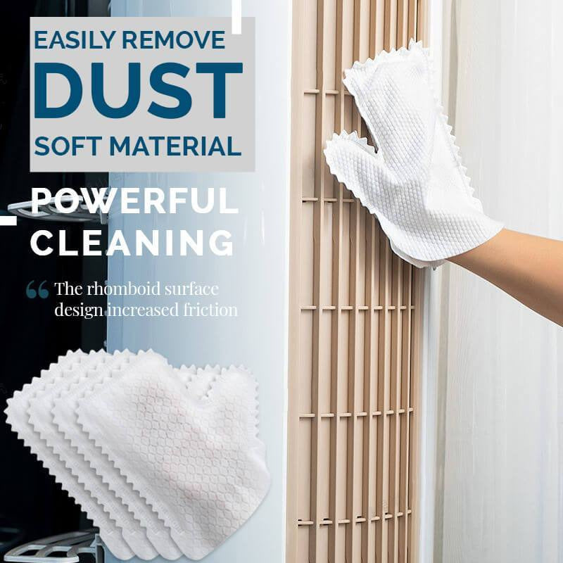 Disposable Non-woven Cleaning Gloves With Teeth Electrostatic Dust Removal Gloves - Mubimart -  