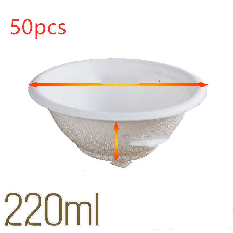 Disposable Paper Bowl Round Household Outdoor - Mubimart