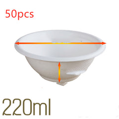 Disposable Paper Bowl Round Household Outdoor - Mubimart -  