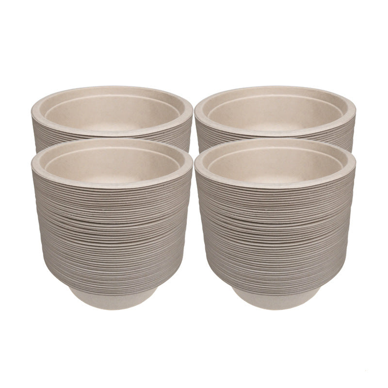 Disposable Paper Bowl Round Household Outdoor - Mubimart -  