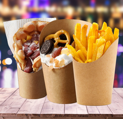 Disposable Paper Cup For Potato Chips - Mubimart - Disposable Cups 