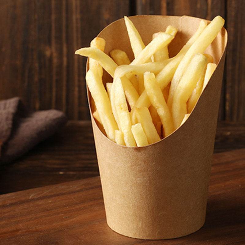 Disposable Paper Cup For Potato Chips - Mubimart