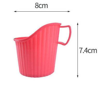 Disposable Paper Cup Holder Household Cup Saucer - Mubimart