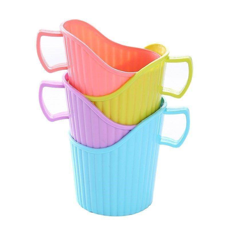 Disposable Paper Cup Holder Household Cup Saucer - Mubimart