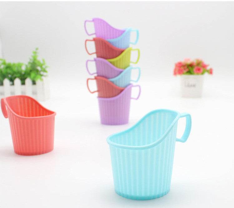 Disposable Paper Cup Holder Household Cup Saucer - Mubimart