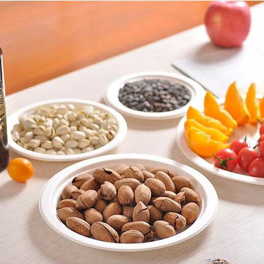 Disposable Paper Plate Bowl 8 Packs - Mubimart