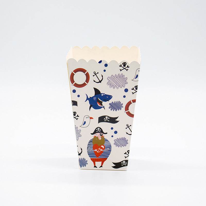 Disposable Pirate Party Decorations Disposable Paper Plates, Tablecloths, Paper Bags, Cake Inserts - Mubimart