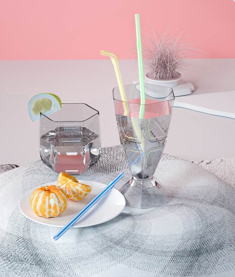 Disposable Plastic Drink Milk Tea Straws - Mubimart