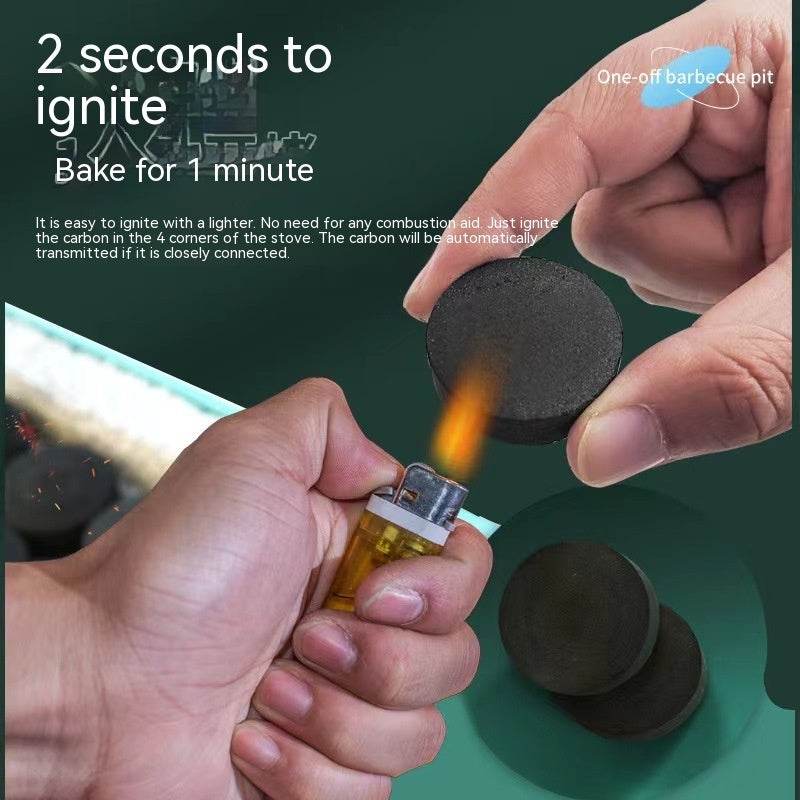 Disposable Portable Barbecue Grill Household Outdoor Camping - Mubimart