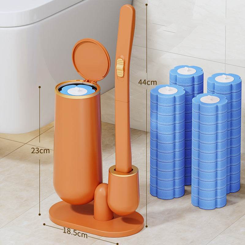 Disposable Toilet Brush No Dead Corner Toilet Brush Disposable Household Toilet - Mubimart