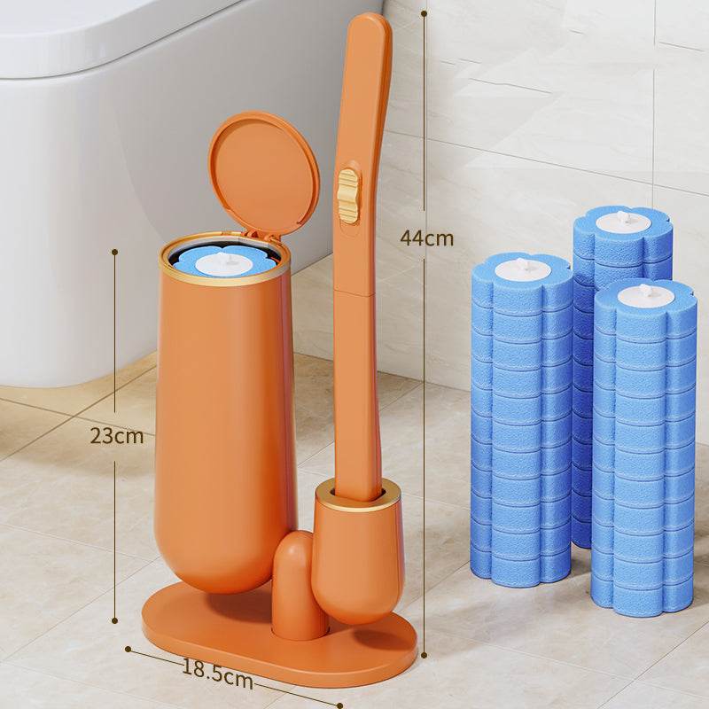 Disposable Toilet Brush No Dead Corner Toilet Brush Disposable Household Toilet - Mubimart