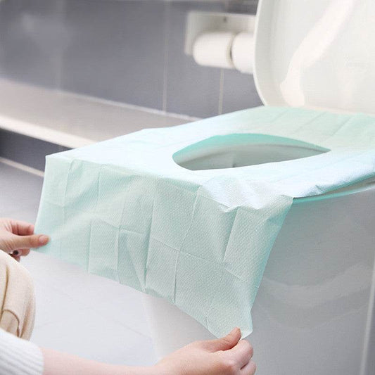 Disposable Toilet Paper Travel Hotel Waterproof Toilet Cover, A Bag Of 10 Pieces - Mubimart