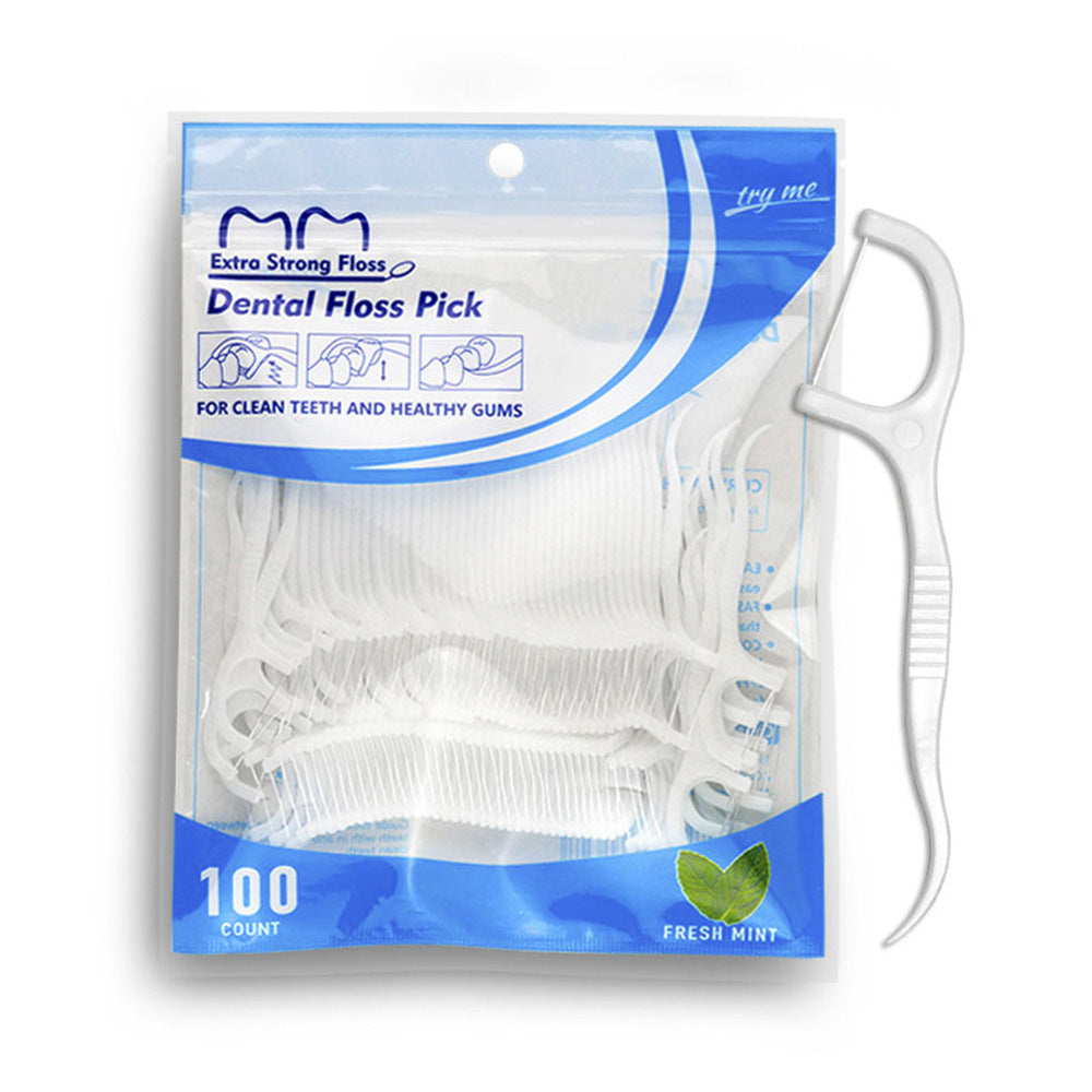 Disposable Ultra-fine Toothpick Floss Portable - Mubimart -  