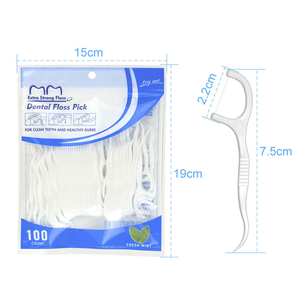 Disposable Ultra-fine Toothpick Floss Portable - Mubimart -  