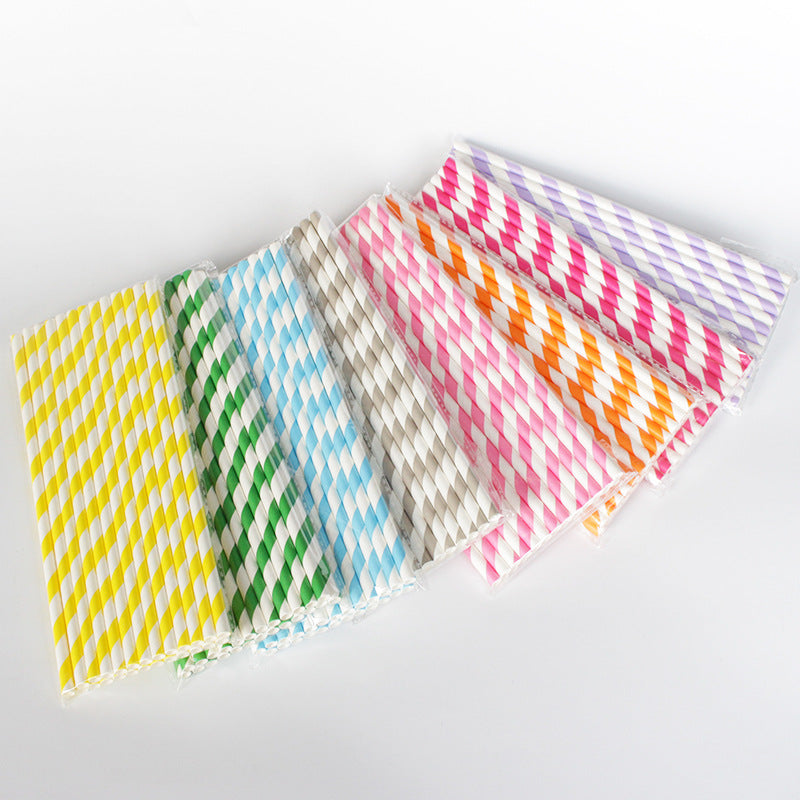 Disposable paper straws - Mubimart -  