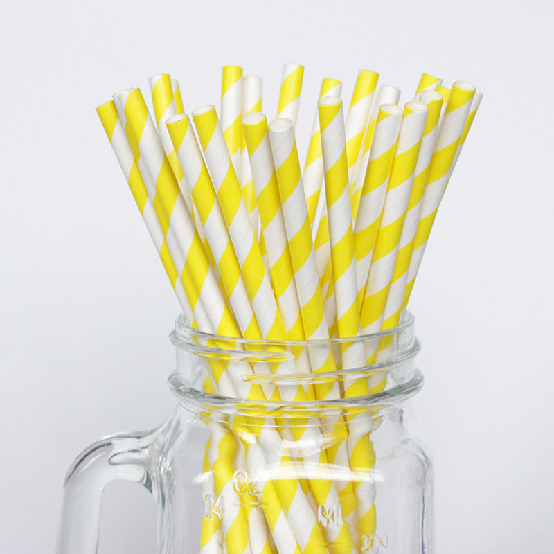 Disposable paper straws - Mubimart -  