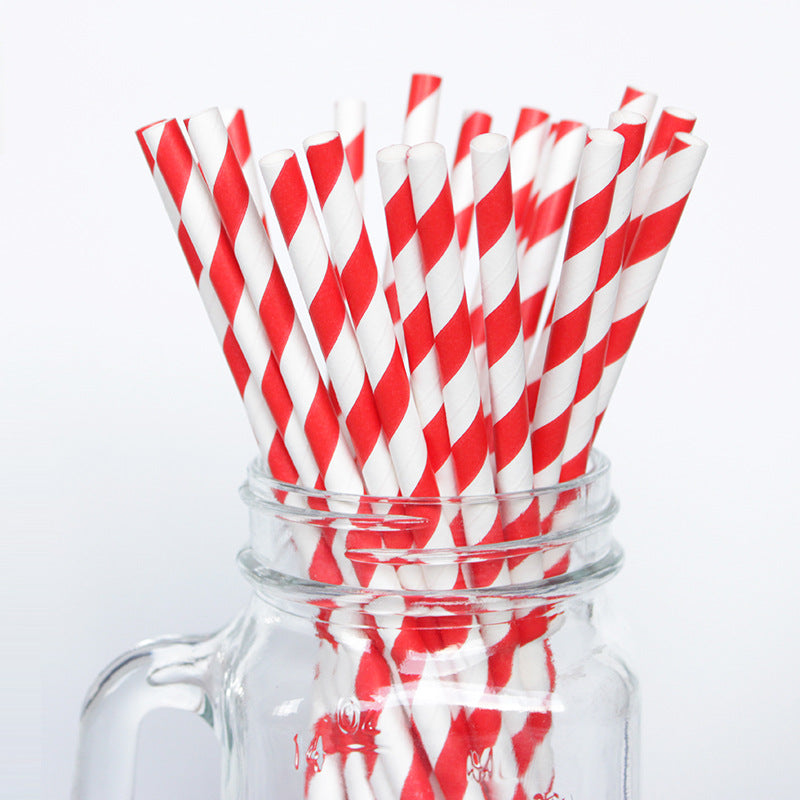 Disposable paper straws - Mubimart -  