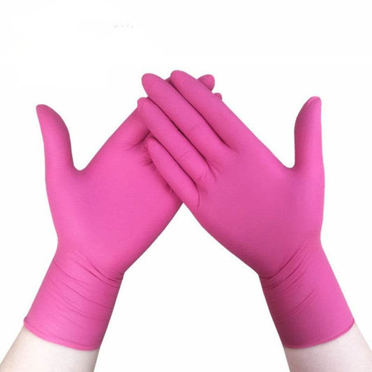 Disposable rubber latex household cleaning gloves - Mubimart