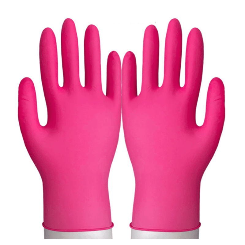Disposable rubber latex household cleaning gloves - Mubimart