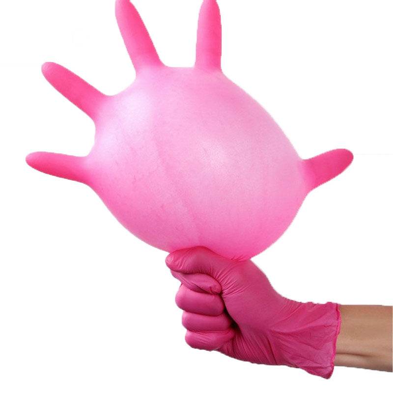 Disposable rubber latex household cleaning gloves - Mubimart