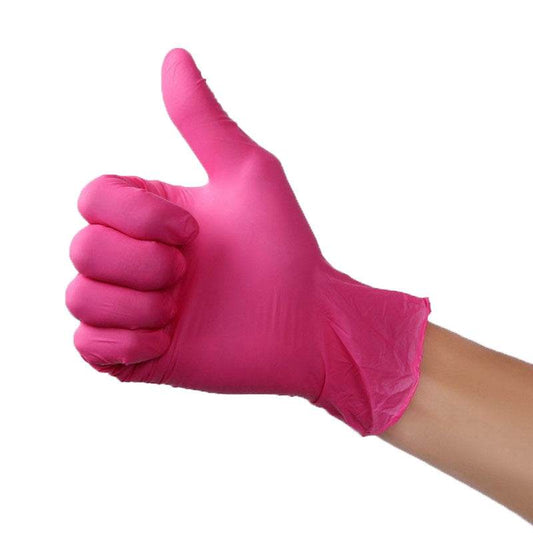 Disposable rubber latex household cleaning gloves - Mubimart