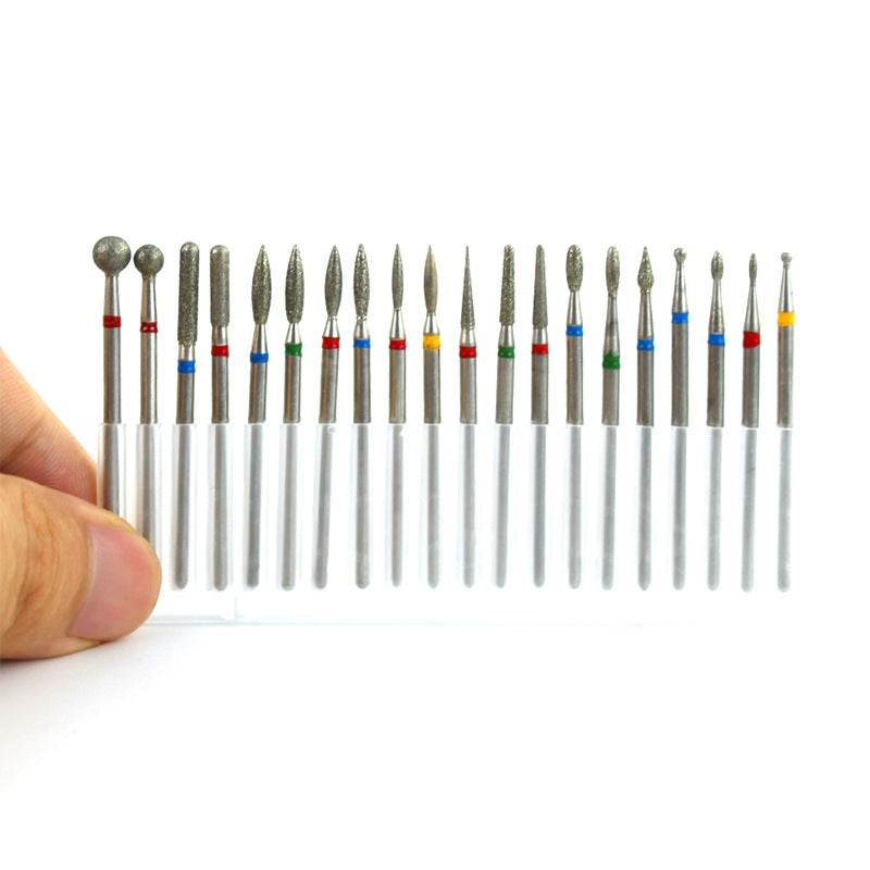 Dmoley 7pcs Diamond Nail Drill Bits Milling Cutter - Mubimart