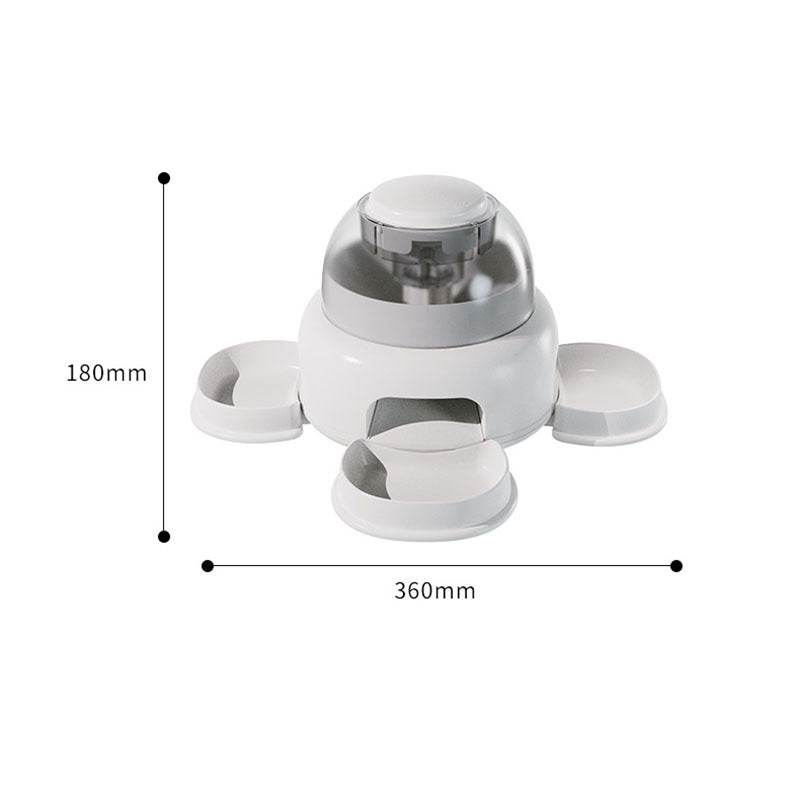 Dog Press Leakage Food Feeder Automatic Pet Feeder Dispenser - Mubimart