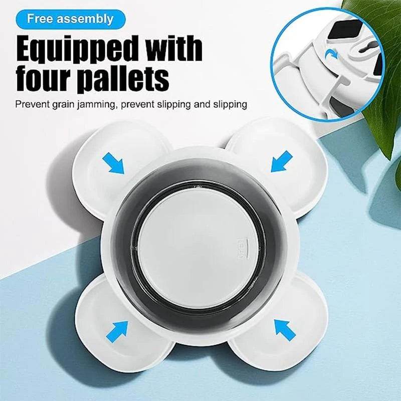 Dog Press Leakage Food Feeder Automatic Pet Feeder Dispenser - Mubimart