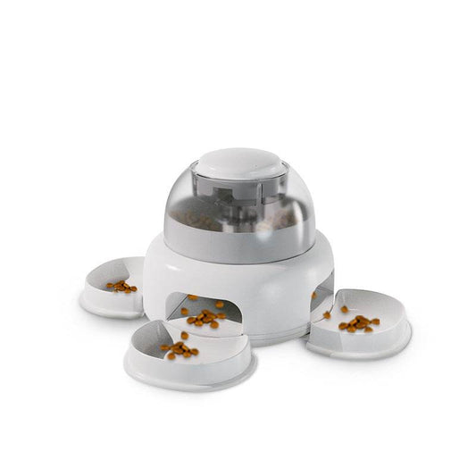 Dog Press Leakage Food Feeder Automatic Pet Feeder Dispenser - Mubimart