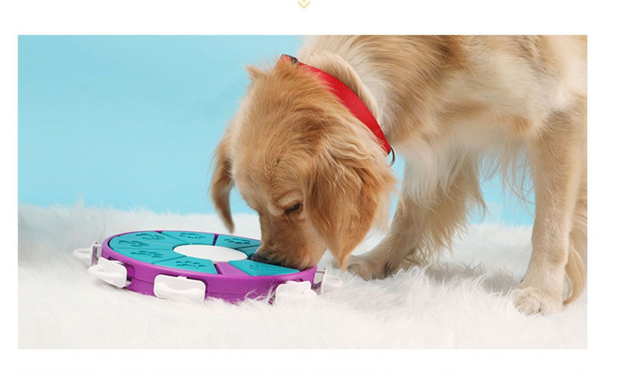 Dog Puzzle Toys Increase IQ Interactive Puppy Dog Food Dispenser Pet Dogs Training Games Feeder For Puppy Medium Dog Bowl Dog Puzzle Toys Increase IQ Interactive Puppy Dog Food Dispenser P - Mubimart -  