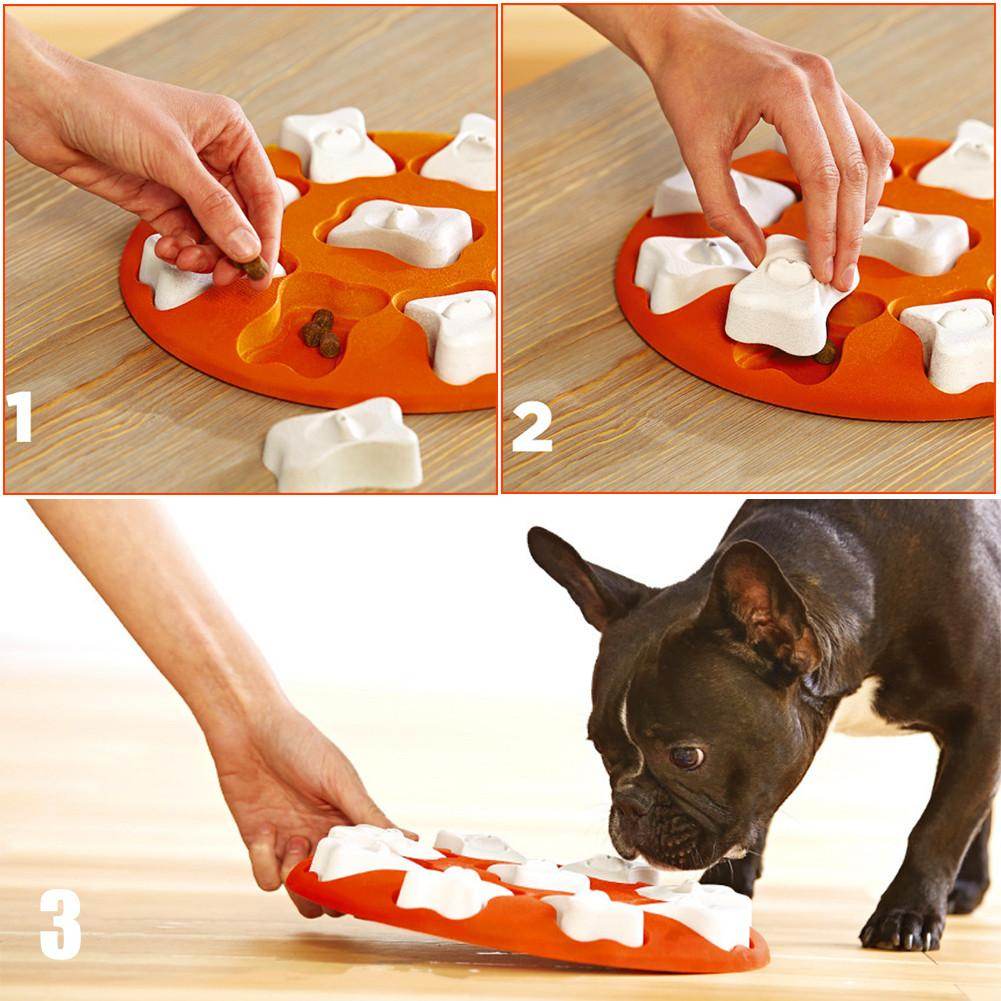 Dog Puzzle Toys Increase IQ Interactive Puppy Dog Food Dispenser Pet Dogs Training Games Feeder For Puppy Medium Dog Bowl Dog Puzzle Toys Increase IQ Interactive Puppy Dog Food Dispenser P - Mubimart