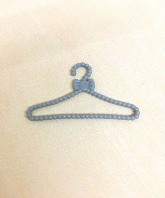 Doll Accessories Silver Gray Hangers 10 Packs - Mubimart