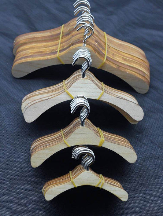 Doll Accessories Wooden Doll Clothes Dress Hangers For Dolls Toys - Mubimart